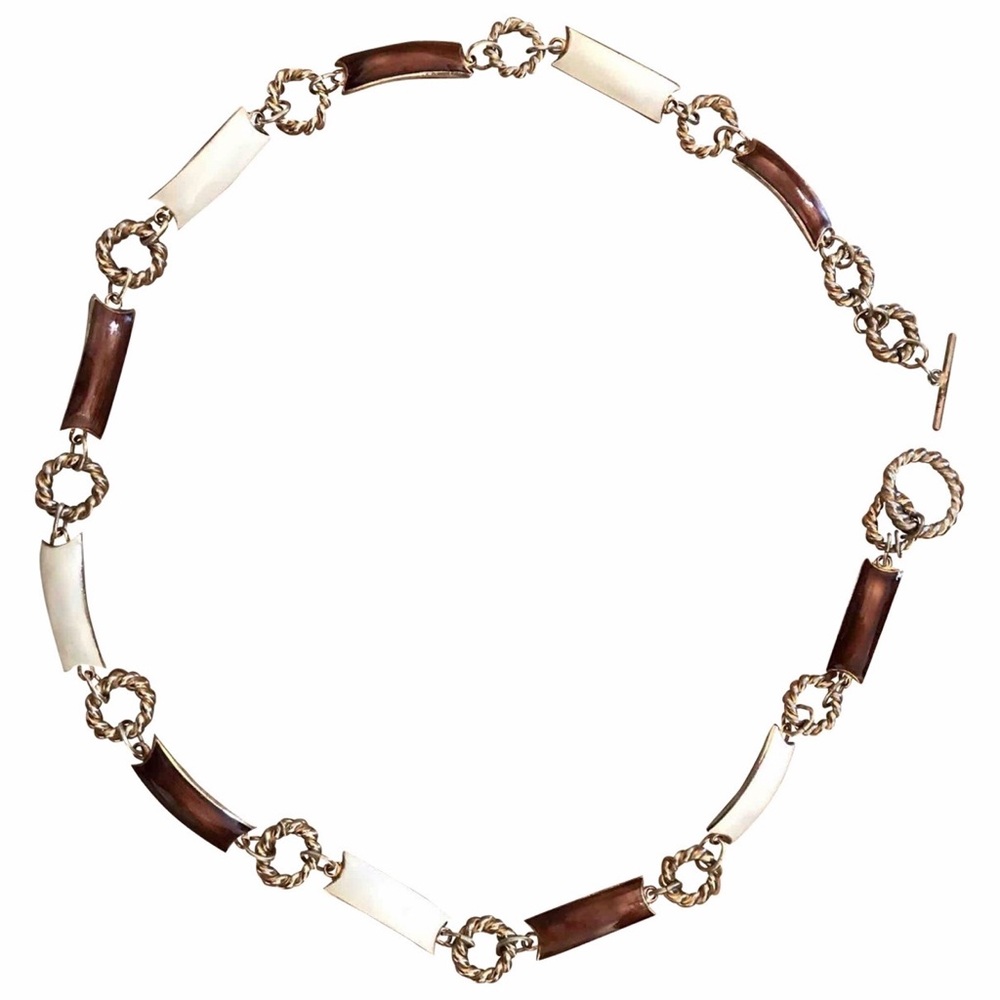 Vintage Gucci Enamel Chain Belt! Rare Find!